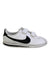 A White Sneakers from Nike in size 6T for boy. (Front View)
