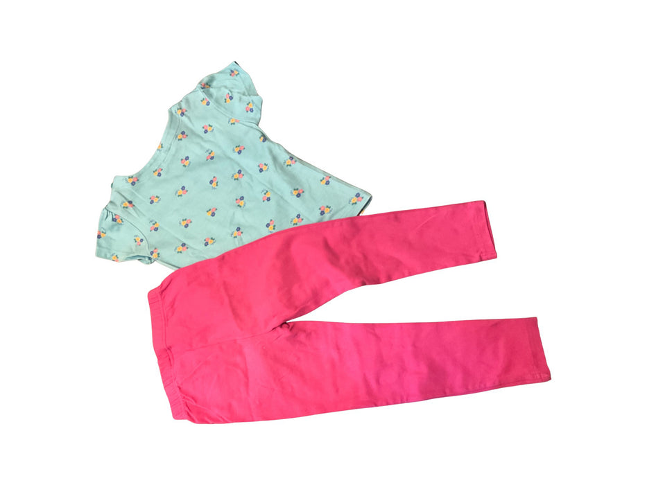 A Pink Pants Sets from Jojo Maman Bébé in size 4T for girl. (Back View)