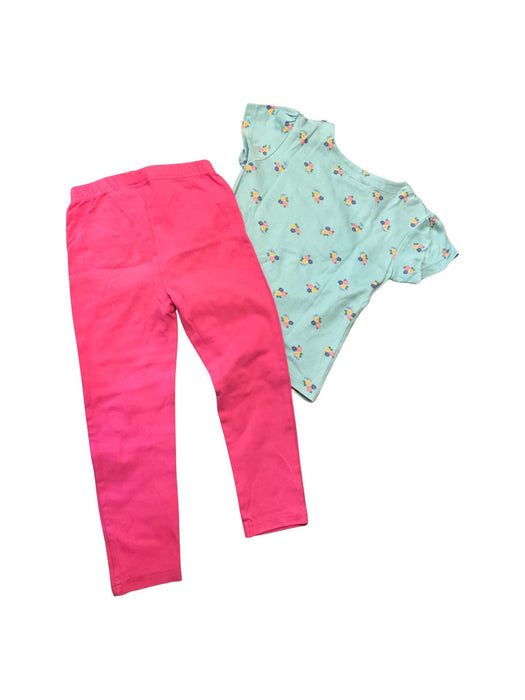A Pink Pants Sets from Jojo Maman Bébé in size 4T for girl. (Back View)