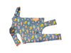 A Blue Leggings Sets from Jojo Maman Bébé in size 4T for girl. (Back View)