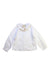 A White Long Sleeve Shirts from Chickeeduck in size 18-24M for girl. (Front View)