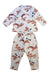 A Peach Pants Sets from Petit Bateau in size 12-18M for neutral. (Front View)