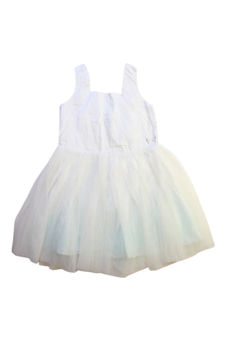 A Ivory Sleeveless Dresses from Repetto in size 2T for girl. (Front View)