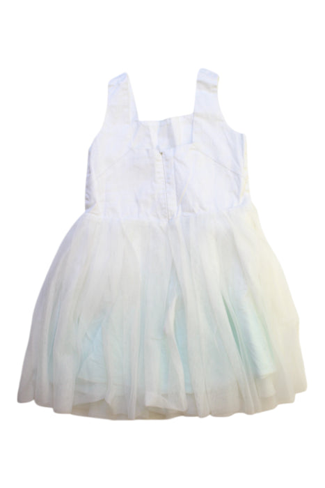 A Ivory Sleeveless Dresses from Repetto in size 2T for girl. (Back View)