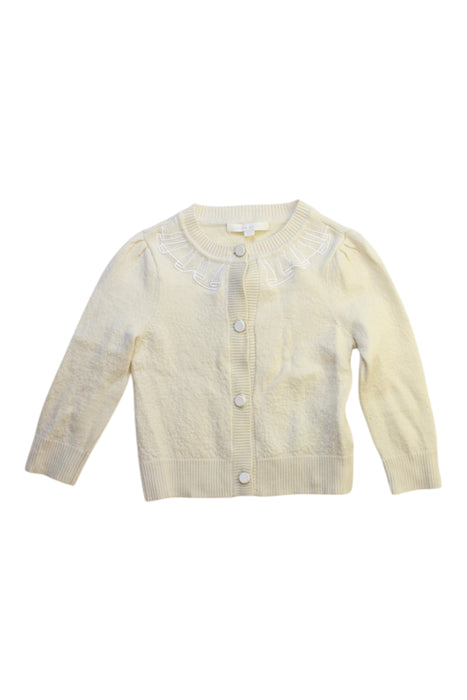 A Ivory Cardigans from Nicholas & Bears in size 2T for girl. (Front View)