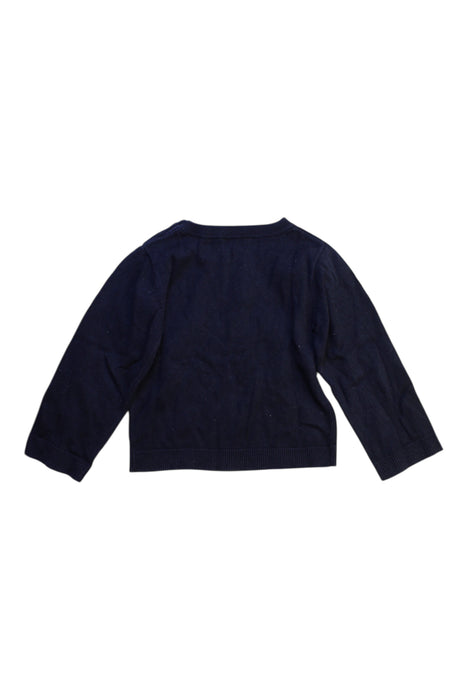 A Navy Long Sleeve Tops from Jacadi in size 3T for boy. (Back View)