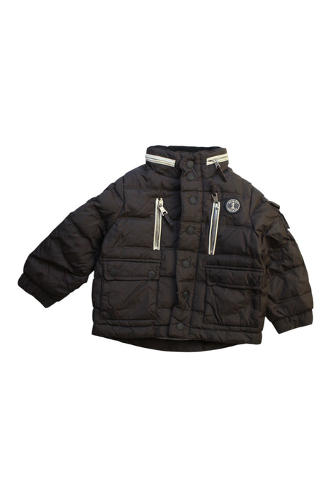 A Black Puffer/Quilted Coats & Outerwear from Hackett in size 2T for boy. (Front View)