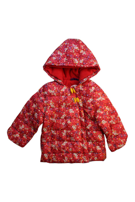 A Red Puffer/Quilted Coats & Outerwear from Sergent Major in size 18-24M for girl. (Front View)