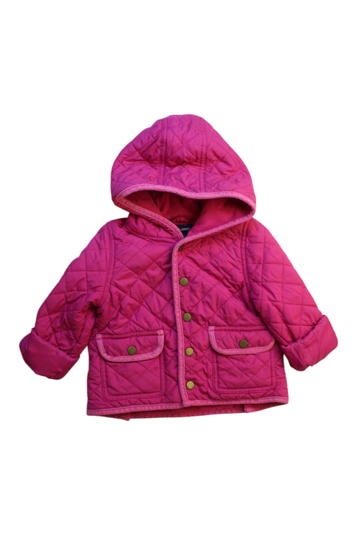 A Pink Puffer/Quilted Coats & Outerwear from Ralph Lauren in size 18-24M for girl. (Front View)