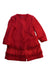 A Red Coats from Nicholas & Bears in size 2T for girl. (Front View)