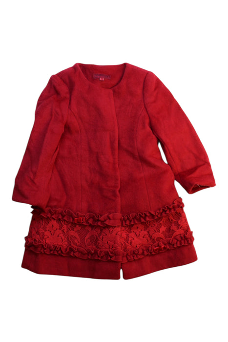 A Red Coats from Nicholas & Bears in size 2T for girl. (Back View)