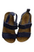 A Navy Sandals from Seed in size 4T for boy. (Back View)
