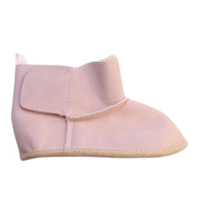 A Pink Booties from Seed in size 18-24M for girl. (Front View)