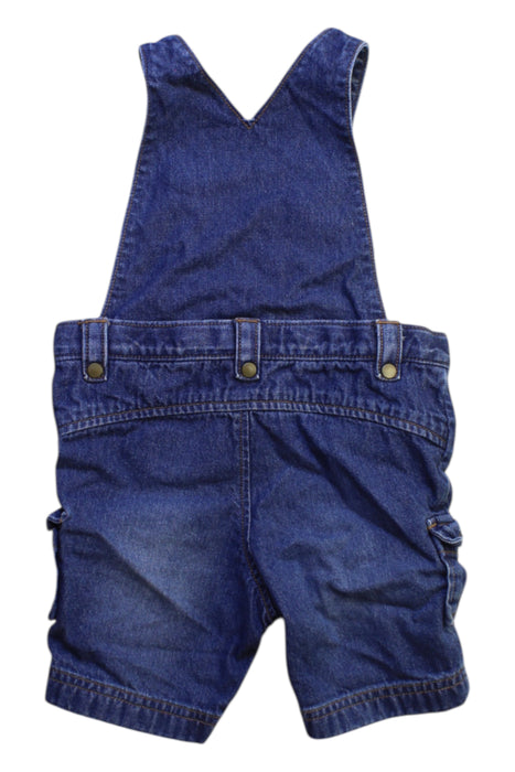 A Blue Overall Shorts from Comme Ca Ism in size 12-18M for boy. (Back View)