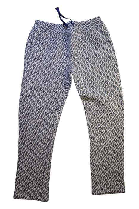 A Blue Casual Pants from Excuse My French in size 12Y for girl. (Front View)