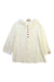 A White Long Sleeve Shirts from Gucci in size 6T for girl. (Front View)