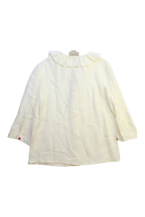 A White Long Sleeve Shirts from Gucci in size 6T for girl. (Back View)