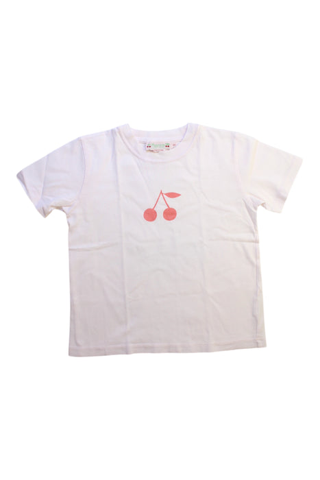 A White Short Sleeve T Shirts from Bonpoint in size 4T for girl. (Front View)