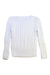 A White Knit Sweaters from Polo Ralph Lauren in size 4T for girl. (Back View)