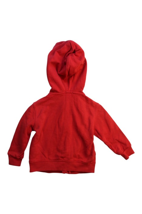 A Red Zippered Sweatshirts from Ralph Lauren in size 12-18M for girl. (Back View)