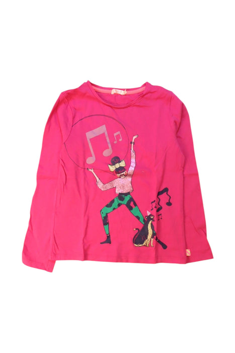 A Pink Long Sleeve Tops from Billieblush in size 8Y for girl. (Front View)