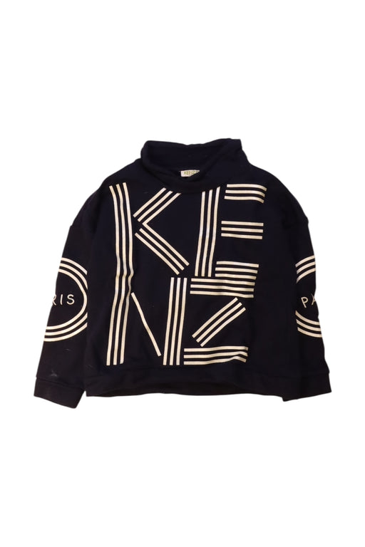 A Navy Crewneck Sweatshirts from Kenzo in size 8Y for girl. (Front View)