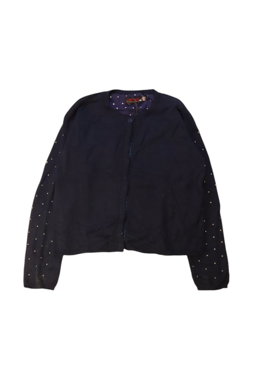 A Navy Cardigans from Catimini in size 8Y for girl. (Front View)
