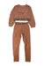 A Brown Leggings Sets from Seed in size 8Y for girl. (Front View)