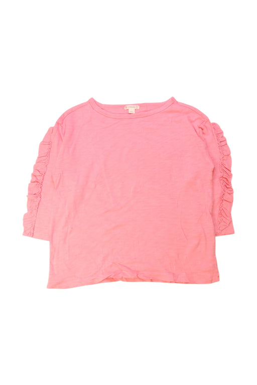 A Pink Long Sleeve Tops from Crewcuts in size 10Y for girl. (Front View)