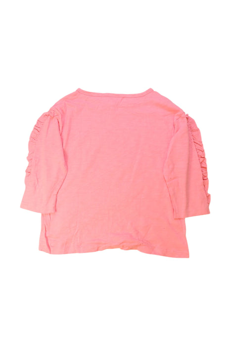 A Pink Long Sleeve Tops from Crewcuts in size 10Y for girl. (Back View)
