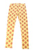 A Yellow Leggings from Seed in size 10Y for girl. (Front View)