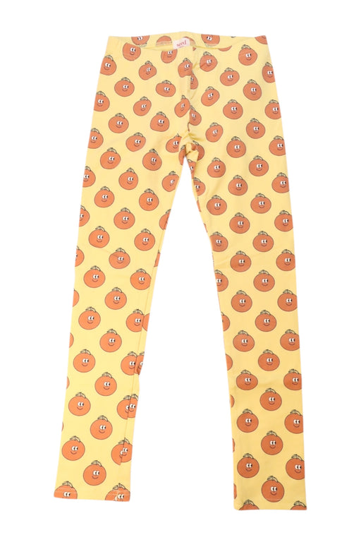 A Yellow Leggings from Seed in size 10Y for girl. (Front View)