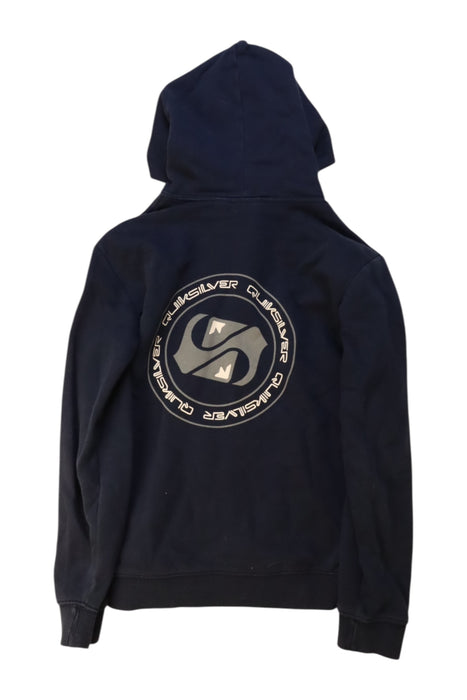 A Navy Hooded Sweatshirts from Quiksilver in size 12Y for boy. (Back View)