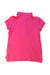 A Pink Short Sleeve Polos from Polo Ralph Lauren in size 7Y for girl. (Back View)