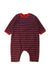 A Red Long Sleeve Rompers from Petit Bateau in size 3-6M for neutral. (Front View)