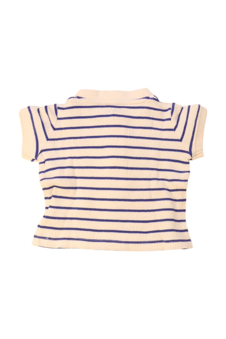 A Blue Short Sleeve Polos from Bout'Chou in size 6-12M for neutral. (Back View)