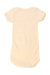 A Beige Short Sleeve Bodysuits from Petit Bateau in size 6-12M for neutral. (Back View)