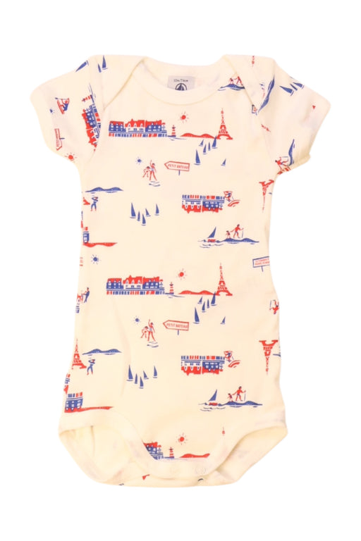 A Multicolour Short Sleeve Bodysuits from Petit Bateau in size 6-12M for neutral. (Front View)