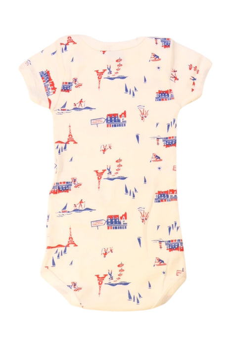 A Multicolour Short Sleeve Bodysuits from Petit Bateau in size 6-12M for neutral. (Back View)