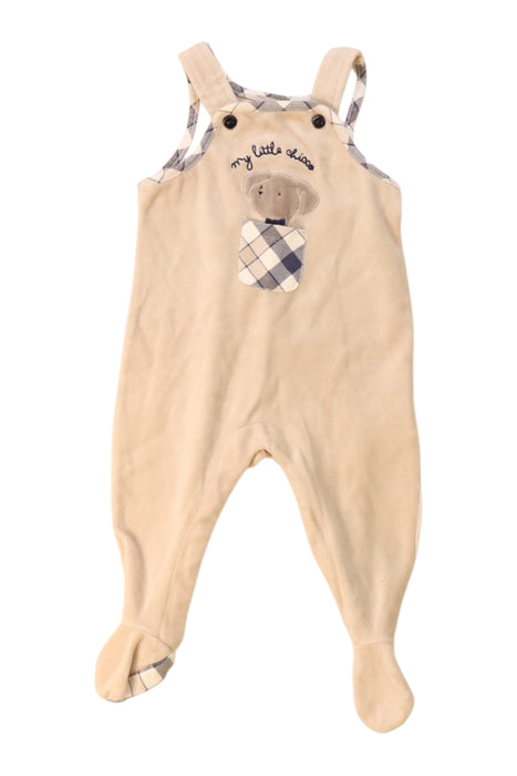 A Beige Long Overalls from Chicco in size 3-6M for neutral. (Front View)