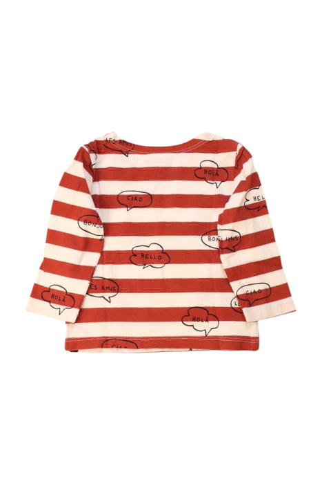 A Red Long Sleeve Tops from Bout'Chou in size 6-12M for neutral. (Back View)