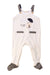 A White Long Overalls from Chicco in size 6-12M for neutral. (Front View)