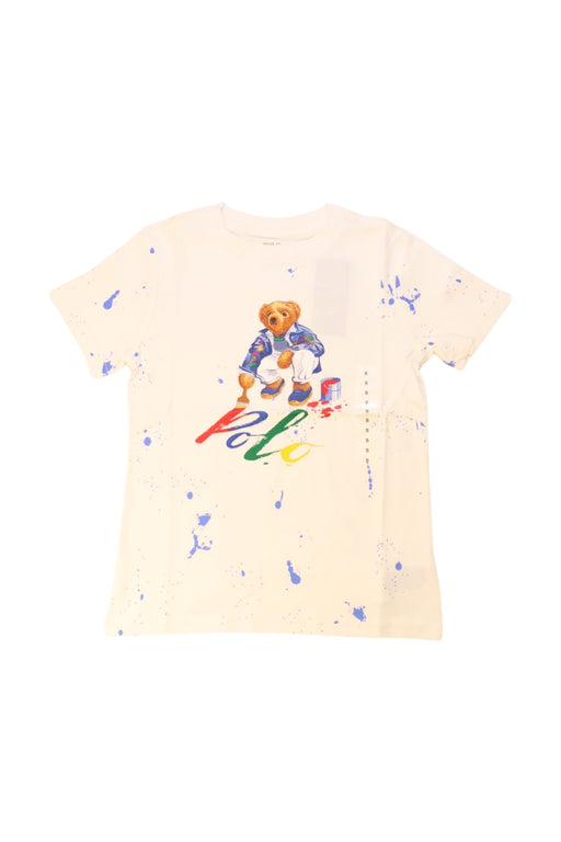 A Multicolour Short Sleeve T Shirts from Polo Ralph Lauren in size 5T for neutral. (Front View)