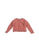 A Pink Cardigans from Petit Bateau in size 3T for girl. (Front View)