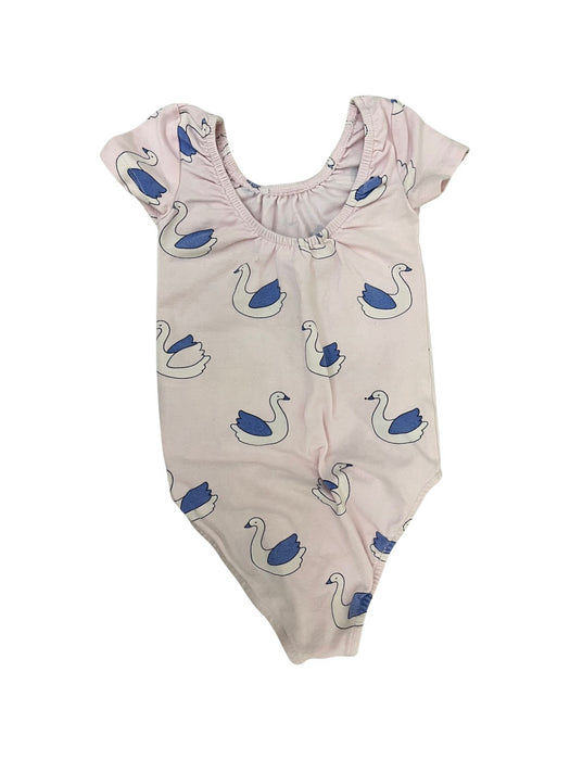 A Pink Short Sleeve Bodysuits from Seed in size 2T for girl. (Back View)