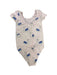 A Pink Short Sleeve Bodysuits from Seed in size 2T for girl. (Back View)