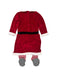 A Red Long Sleeve Jumpsuits from Jojo Maman Bébé in size 12-18M for girl. (Back View)