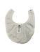 A White Bibs from Petit Bateau in size 0-3M for neutral. (Back View)