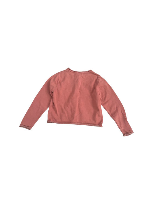 A Pink Cardigans from Petit Bateau in size 3T for girl. (Back View)