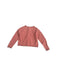 A Pink Cardigans from Petit Bateau in size 3T for girl. (Back View)